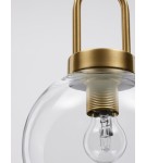 Pendant lamps - Luces Exclusivas BANES Pendant Modern gold and gold shades 1xΕ27 max 12W LE42653 - product 4