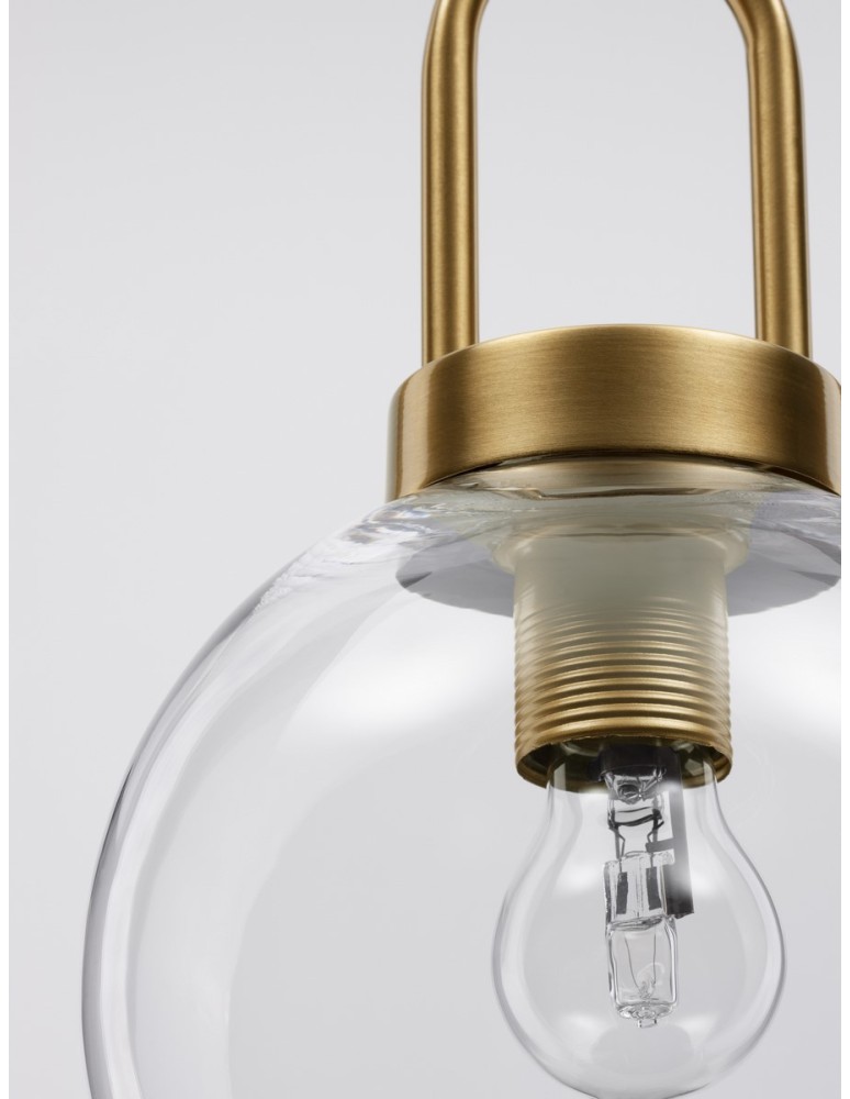Pendant lamps - Luces Exclusivas BANES Pendant Modern gold and gold shades 1xΕ27 max 12W LE42653 - product kolory-swiatla.pl 4