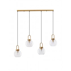 Luces Exclusivas BANES Wisząca Nowoczesna złoty i odcienie złota 4xΕ27 max 12W LE42654