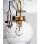 Pendant lamps - Luces Exclusivas BANES Pendant Modern gold and gold shades 4xΕ27 max 12W LE42654 - product 4
