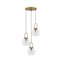 Luces Exclusivas BANES Wisząca Nowoczesna złoty i odcienie złota 3xΕ27 max 12W LE42655
