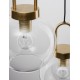 Luces Exclusivas BANES Wisząca Nowoczesna złoty i odcienie złota 3xΕ27 max 12W LE42655