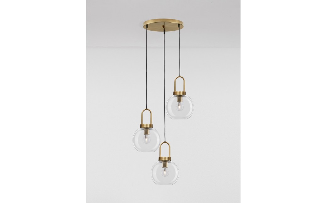 Luces Exclusivas BANES Wisząca Nowoczesna złoty i odcienie złota 3xΕ27 max 12W LE42655