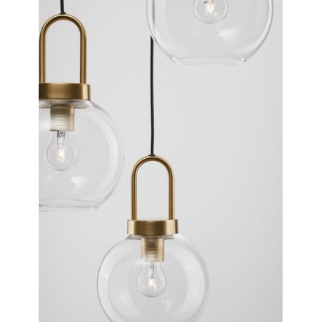 Luces Exclusivas BANES Wisząca Nowoczesna złoty i odcienie złota 3xΕ27 max 12W LE42655