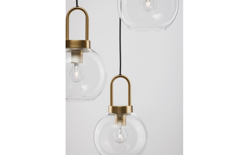 Luces Exclusivas BANES Wisząca Nowoczesna złoty i odcienie złota 3xΕ27 max 12W LE42655