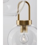 Pendant lamps - Luces Exclusivas BANES Pendant Modern gold and gold shades 3xΕ27 max 12W LE42655 - product 5