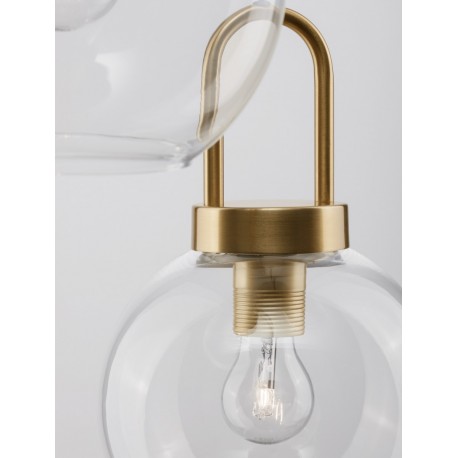 Luces Exclusivas BANES Wisząca Nowoczesna złoty i odcienie złota 3xΕ27 max 12W LE42655