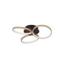 Ceiling lamps - Luces Exclusivas CROIX Ceiling Modern Black 1xLED max 28W 3000K LE42656 - product 1