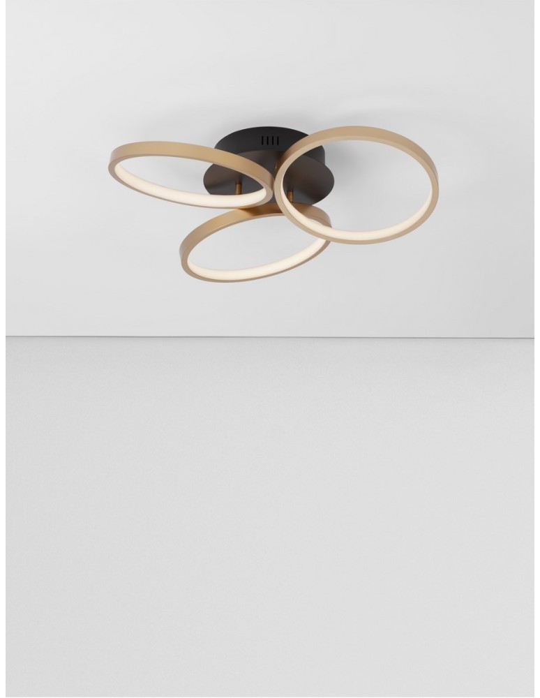 Ceiling lamps - Luces Exclusivas CROIX Ceiling Modern Black 1xLED max 28W 3000K LE42656 - product kolory-swiatla.pl 2