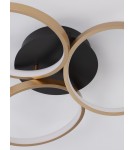 Ceiling lamps - Luces Exclusivas CROIX Ceiling Modern Black 1xLED max 28W 3000K LE42656 - product 3