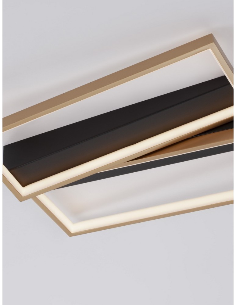 Ceiling lamps - Luces Exclusivas CROIX Ceiling Modern Black 1xLED max 28W 3000K LE42657 - product kolory-swiatla.pl 2