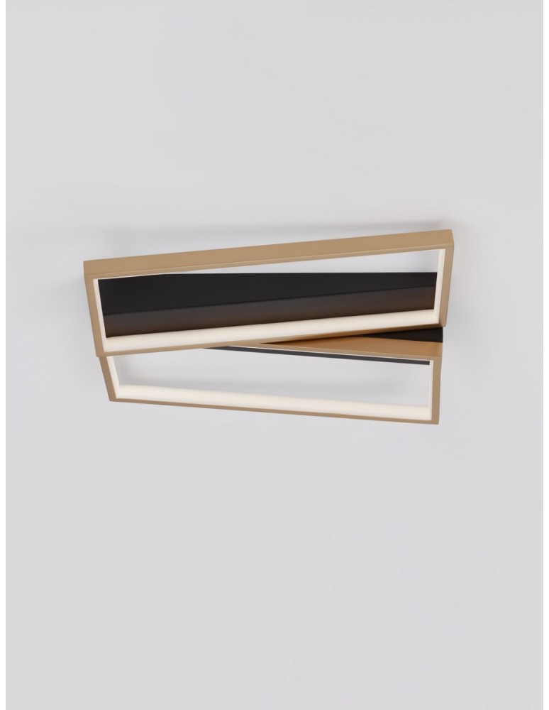 Ceiling lamps - Luces Exclusivas CROIX Ceiling Modern Black 1xLED max 28W 3000K LE42657 - product kolory-swiatla.pl 3