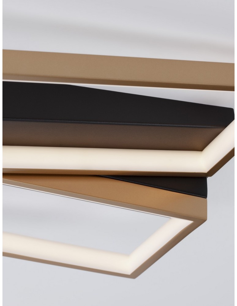 Ceiling lamps - Luces Exclusivas CROIX Ceiling Modern Black 1xLED max 28W 3000K LE42657 - product kolory-swiatla.pl 4