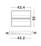 Ceiling lamps - Luces Exclusivas CROIX Ceiling Modern Black 1xLED max 28W 3000K LE42657 - product 6