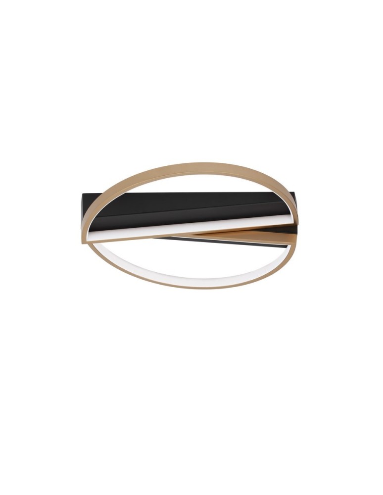 Ceiling lamps - Luces Exclusivas CROIX Ceiling Modern Black 1xLED max 28W 3000K LE42658 - product kolory-swiatla.pl 1