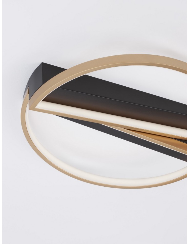 Ceiling lamps - Luces Exclusivas CROIX Ceiling Modern Black 1xLED max 28W 3000K LE42658 - product kolory-swiatla.pl 4