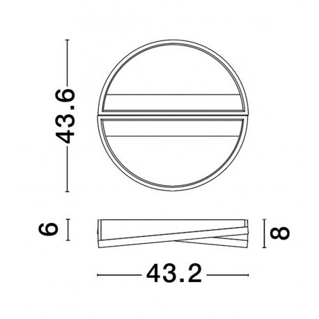 Luces Exclusivas CROIX Sufitowa Nowoczesna czarny 1xLED max 28W 3000K LE42658