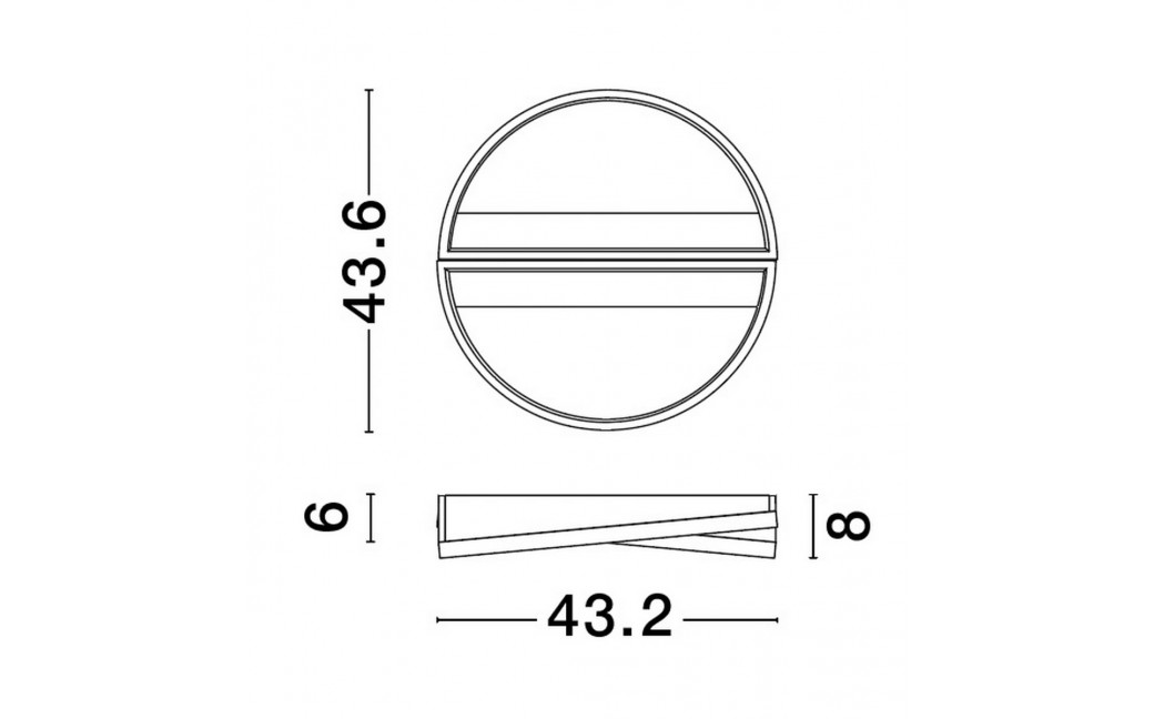 Luces Exclusivas CROIX Sufitowa Nowoczesna czarny 1xLED max 28W 3000K LE42658