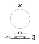 Kinkiety - Luces Exclusivas CHICA Ścienna Nowoczesna złoty i odcienie złota 1xLED max 22,5W 3000K LE42661 - produkt 6