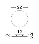 Wall lamps - Luces Exclusivas CHICA Wall-mounted Modern Black 1xLED max 12W 3000K LE42662 - product 6