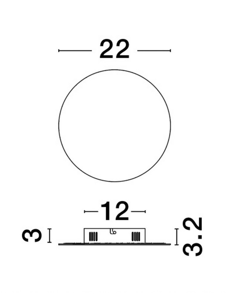 Wall lamps - Luces Exclusivas CHICA Wall-mounted Modern Black 1xLED max 12W 3000K LE42662 - product kolory-swiatla.pl 6