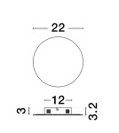 Wall lamps - Luces Exclusivas CHICA Wall-mounted Modern White 1xLED max 12W 3000K LE42663 - product 6