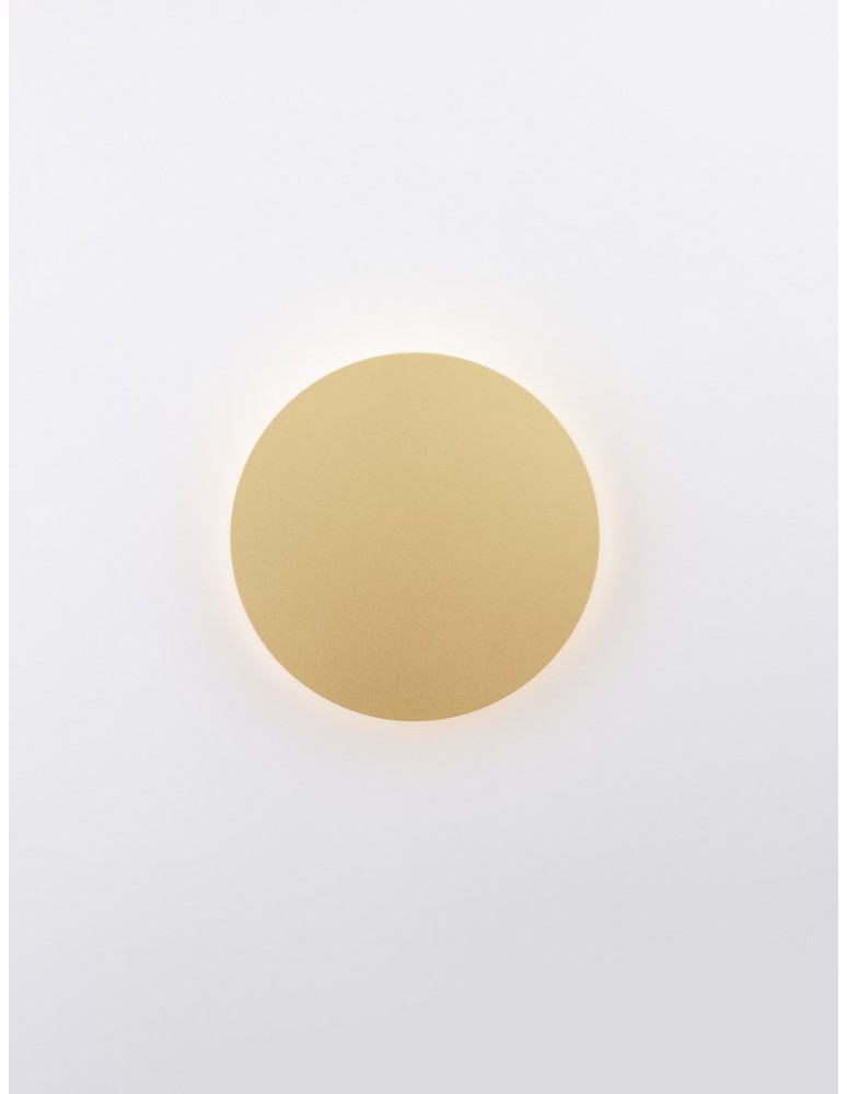 Wall lamps - Luces Exclusivas CHICA Wall-mounted Modern Gold and gold shades 1xLED max 12W 3000K LE42664 - product kolory-swiatla.pl 3