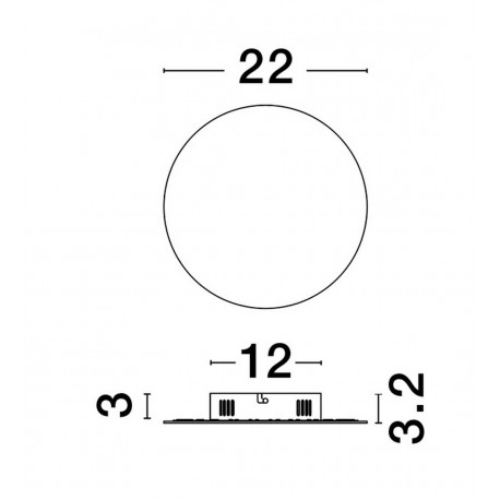 Luces Exclusivas CHICA Ścienna Nowoczesna złoty i odcienie złota 1xLED max 12W 3000K LE42664
