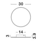 Wall lamps - Luces Exclusivas CHICA Wall-mounted Modern Black 1xLED max 20.5W 3000K LE42665 - product 6