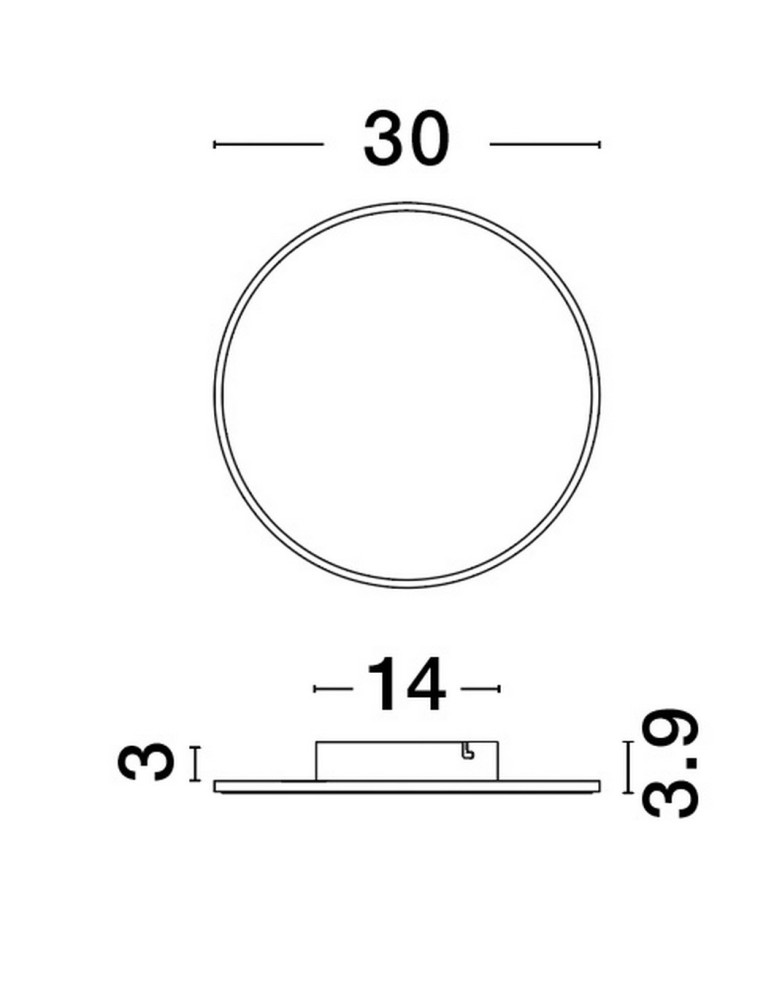 Wall lamps - Luces Exclusivas CHICA Wall-mounted Modern Black 1xLED max 20.5W 3000K LE42665 - product kolory-swiatla.pl 6
