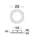 Wall lamps - Luces Exclusivas CHICA Wall-mounted Modern Black 1xLED max 20.5W 3000K LE42667 - product 6