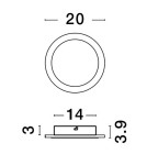 Wall lamps - Luces Exclusivas CHICA Wall-mounted Modern Gold and gold shades 1xLED max 20.5W 3000K LE42669 - product 5