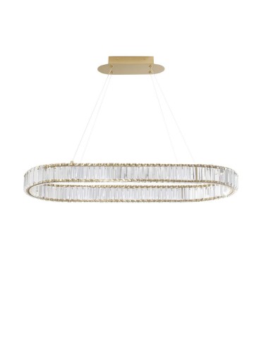 Luces Exclusivas BAUTA Pendant Modern gold and gold shades 1xLED max 48W 3500K LE42672