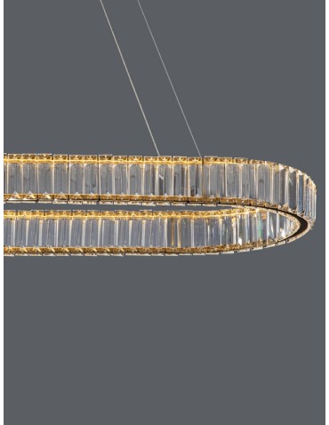 Luces Exclusivas BAUTA Wisząca Nowoczesna złoty i odcienie złota 1xLED max 48W 3500K LE42672 - produkt 2