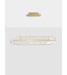 Pendant lamps - Luces Exclusivas BAUTA Pendant Modern gold and gold shades 1xLED max 48W 3500K LE42672 - product 3
