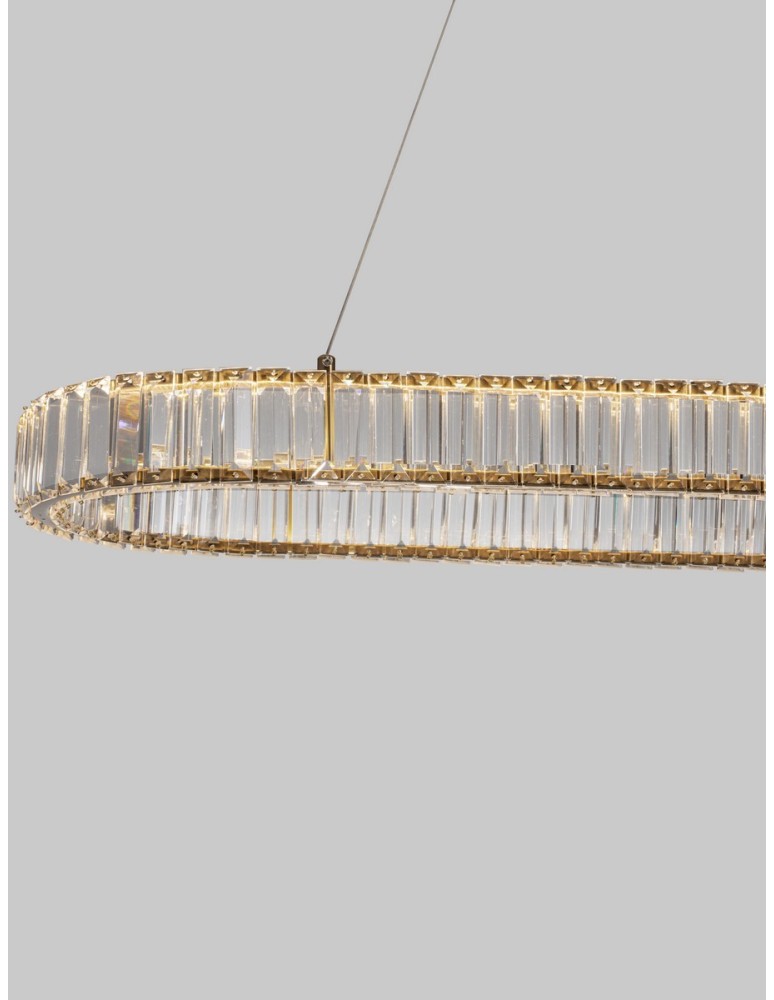 Pendant lamps - Luces Exclusivas BAUTA Pendant Modern gold and gold shades 1xLED max 48W 3500K LE42672 - product kolory-swiatla.pl 5