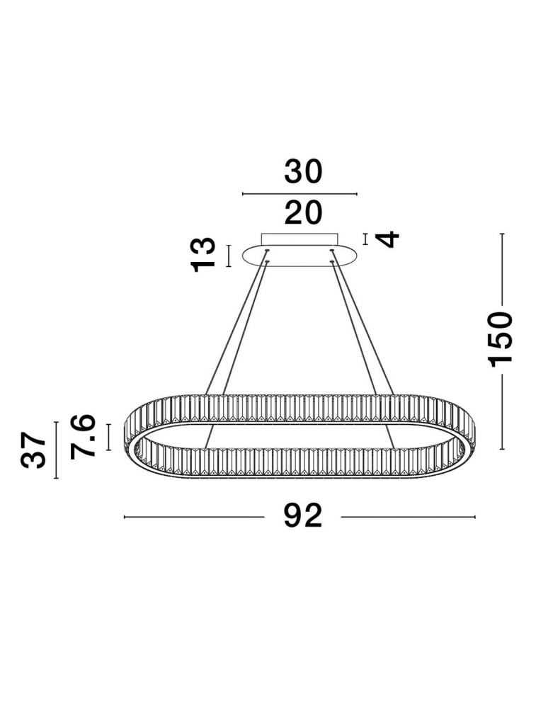 Pendant lamps - Luces Exclusivas BAUTA Pendant Modern gold and gold shades 1xLED max 48W 3500K LE42672 - product kolory-swiatla.pl 6