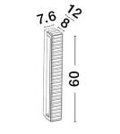 Wall lamps - Luces Exclusivas BAUTA Wall-mounted Modern Gold and gold shades 1xLED max 19W 3500K LE42673 - product 6