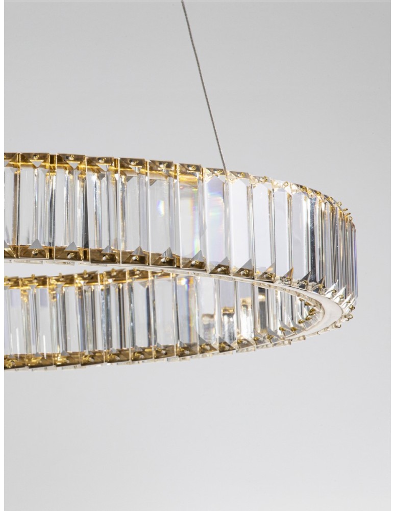 Pendant lamps - Luces Exclusivas BAUTA Pendant Modern gold and gold shades 1xLED max 40W 3500K LE42674 - product kolory-swiatla.pl 2
