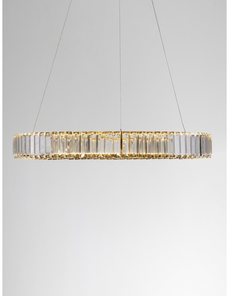 Pendant lamps - Luces Exclusivas BAUTA Pendant Modern gold and gold shades 1xLED max 40W 3500K LE42674 - product kolory-swiatla.pl 4