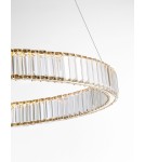 Lampy wiszące - Luces Exclusivas BAUTA Wisząca Nowoczesna złoty i odcienie złota 1xLED max 47W 3500K LE42675 - produkt 2