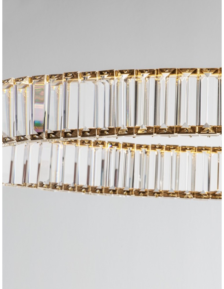 Pendant lamps - Luces Exclusivas BAUTA Pendant Modern gold and gold shades 1xLED max 47W 3500K LE42675 - product kolory-swiatla.pl 4