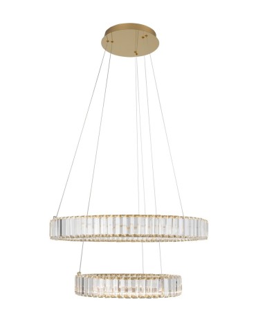 Luces Exclusivas BAUTA Pendant Modern gold and gold shades 1xLED max 48W 3500K LE42676
