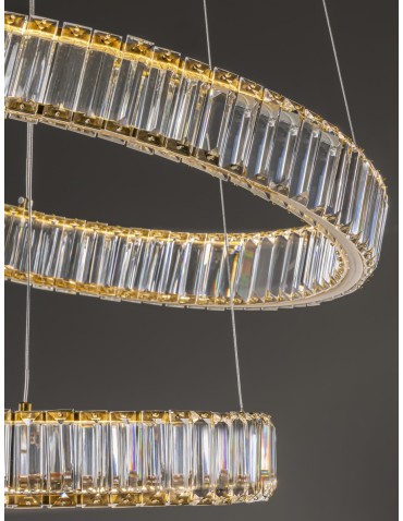 Luces Exclusivas BAUTA Pendant Modern gold and gold shades 1xLED max 48W 3500K LE42676 - product 2