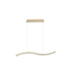 Lampy wiszące - Luces Exclusivas BAUTA Wisząca Nowoczesna złoty i odcienie złota 1xLED max 40W 3500K LE42677 - produkt 1