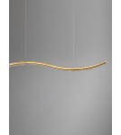 Lampy wiszące - Luces Exclusivas BAUTA Wisząca Nowoczesna złoty i odcienie złota 1xLED max 40W 3500K LE42677 - produkt 2