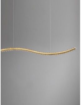 Luces Exclusivas BAUTA Pendant Modern gold and gold shades 1xLED max 40W 3500K LE42677 - product 2