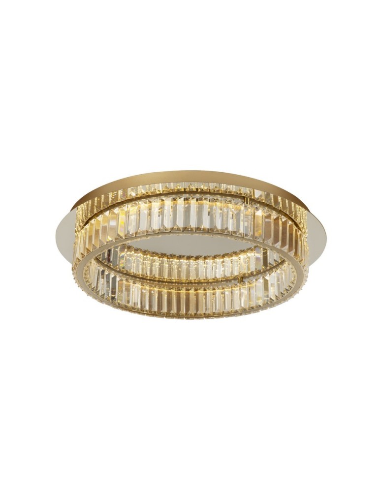 Glamour ceiling lamps - Luces Exclusivas BAUTA Ceiling Modern Gold and shades of gold 1xLED max 40W 3500K LE42679 - product kolory-swiatla.pl 1