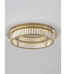 Glamour ceiling lamps - Luces Exclusivas BAUTA Ceiling Modern Gold and shades of gold 1xLED max 40W 3500K LE42679 - product 2