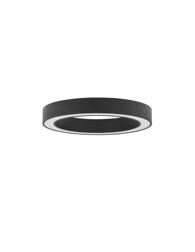 Ring ceiling lamps - Luces Exclusivas CLARO Modern Ceiling Black 1xLED max 50W 3000-4000K LE42685 - product kolory-swiatla.pl 1